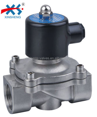 Standard Media 1/2 inch Stainless Steel SS304 Water Solenoid Valve for Water/Hot Water