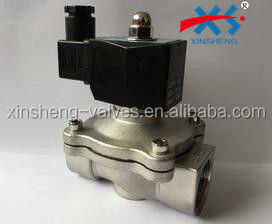Standard Media 1/2 inch Stainless Steel SS304 Water Solenoid Valve for Water/Hot Water